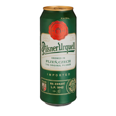 Mynd Pilsner Urquell 500ml can